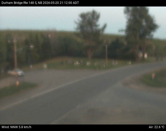 Web Cam image of Durham Bridge (NB Highway 148)