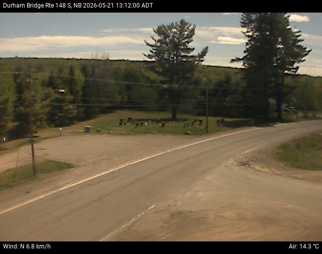 Web Cam image of Durham Bridge (NB Highway 148)