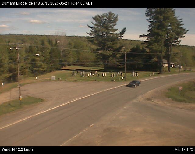 Web Cam image of Durham Bridge (NB Highway 148)