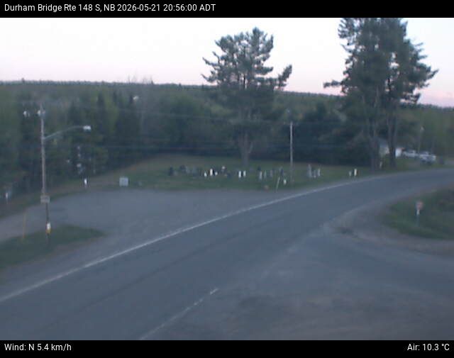 Web Cam image of Durham Bridge (NB Highway 148)