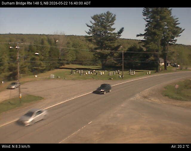 Web Cam image of Durham Bridge (NB Highway 148)