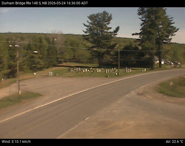 Web Cam image of Durham Bridge (NB Highway 148)
