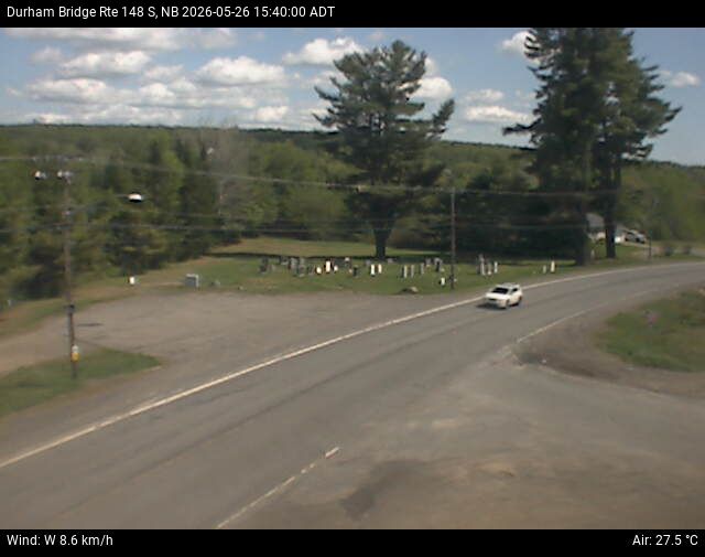 Web Cam image of Durham Bridge (NB Highway 148)