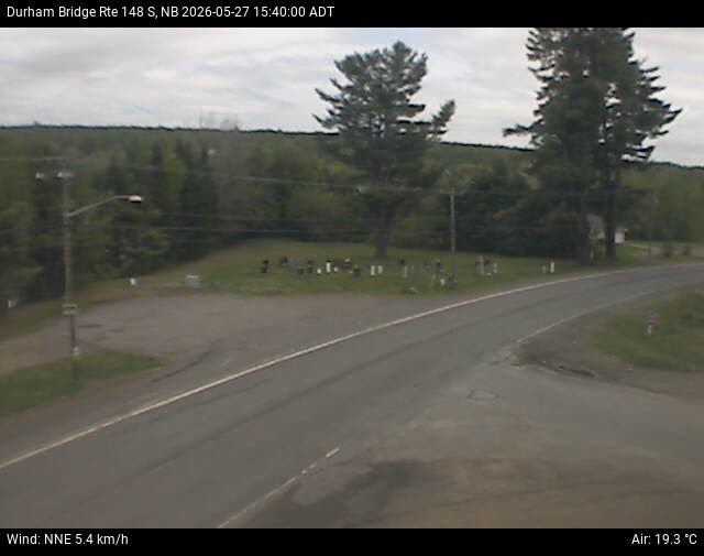 Web Cam image of Durham Bridge (NB Highway 148)