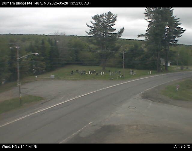 Web Cam image of Durham Bridge (NB Highway 148)