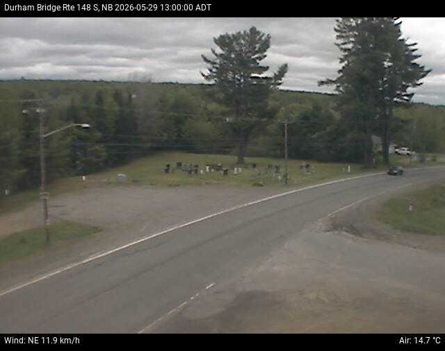 Web Cam image of Durham Bridge (NB Highway 148)