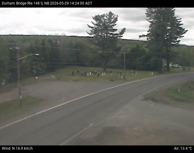 Web Cam image of Durham Bridge (NB Highway 148)
