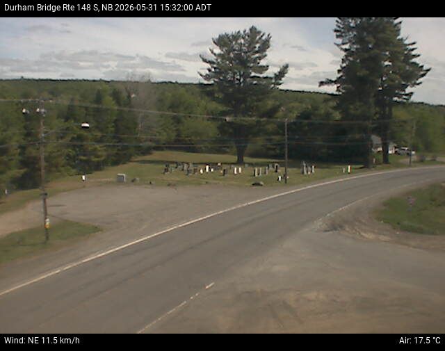 Web Cam image of Durham Bridge (NB Highway 148)