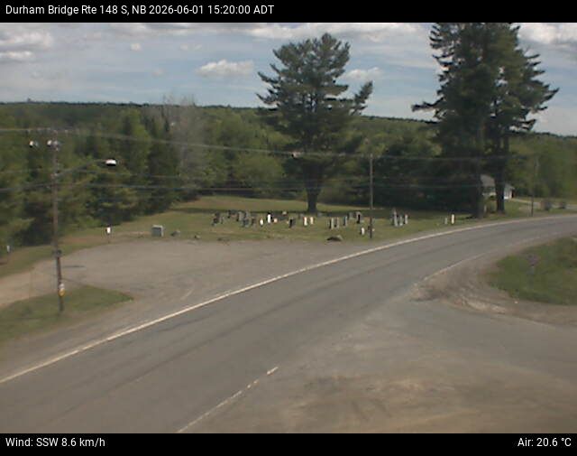 Web Cam image of Durham Bridge (NB Highway 148)
