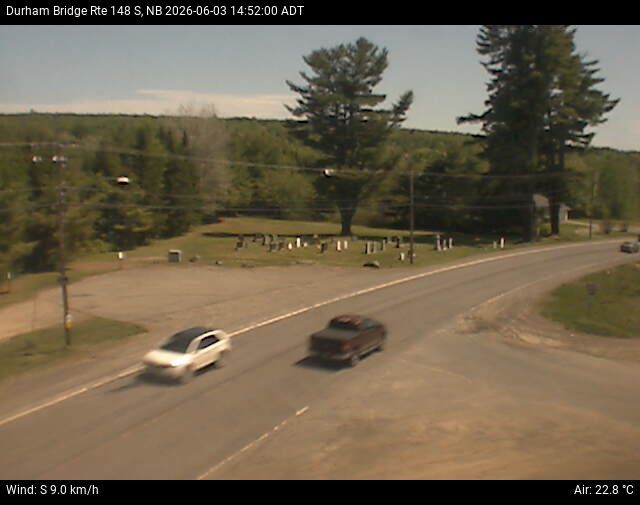 Web Cam image of Durham Bridge (NB Highway 148)
