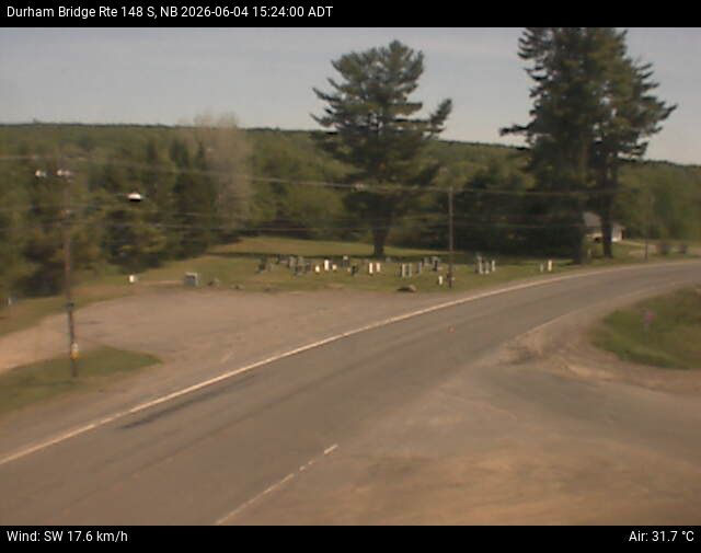 Web Cam image of Durham Bridge (NB Highway 148)