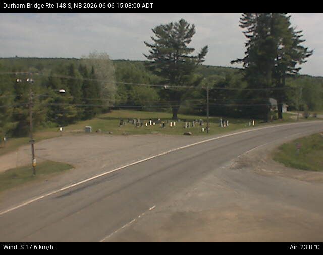 Web Cam image of Durham Bridge (NB Highway 148)