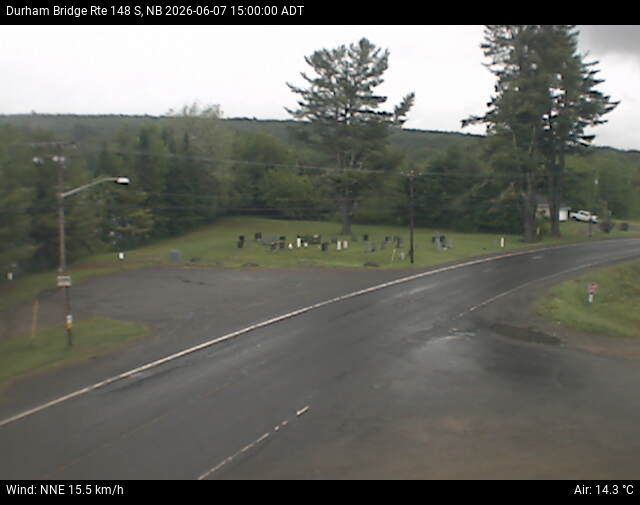 Web Cam image of Durham Bridge (NB Highway 148)
