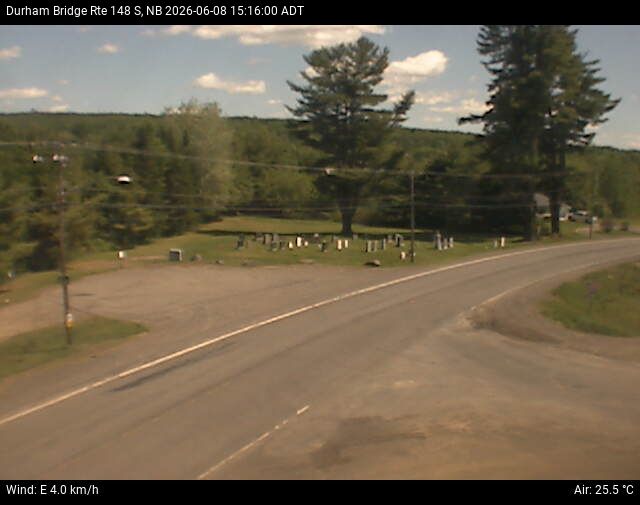 Web Cam image of Durham Bridge (NB Highway 148)