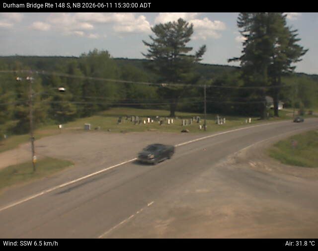 Web Cam image of Durham Bridge (NB Highway 148)