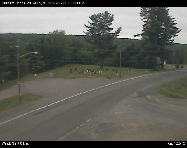 Web Cam image of Durham Bridge (NB Highway 148)