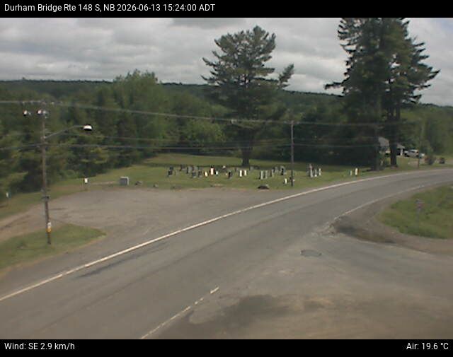 Web Cam image of Durham Bridge (NB Highway 148)