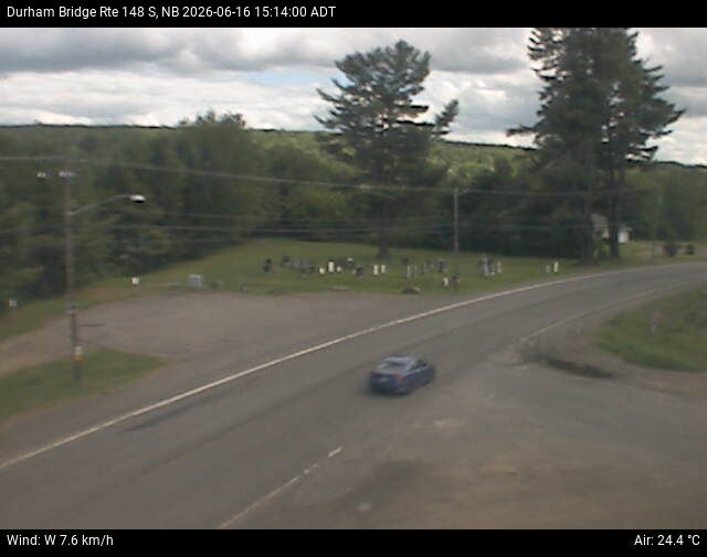 Web Cam image of Durham Bridge (NB Highway 148)