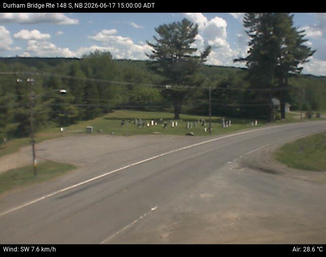 Web Cam image of Durham Bridge (NB Highway 148)