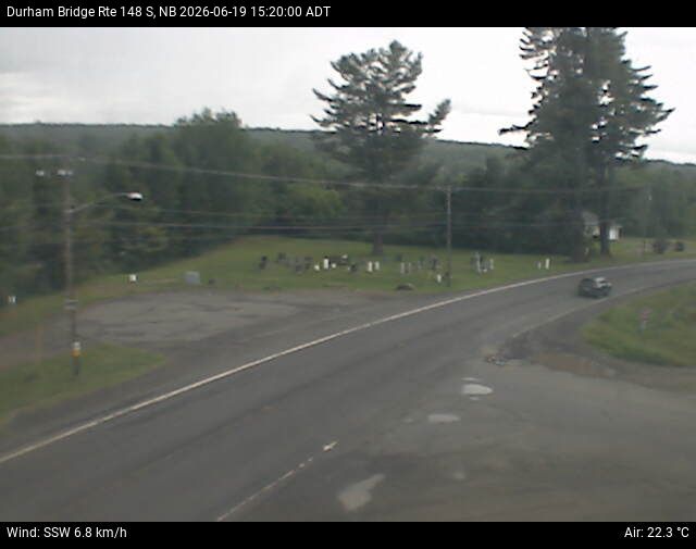 Web Cam image of Durham Bridge (NB Highway 148)