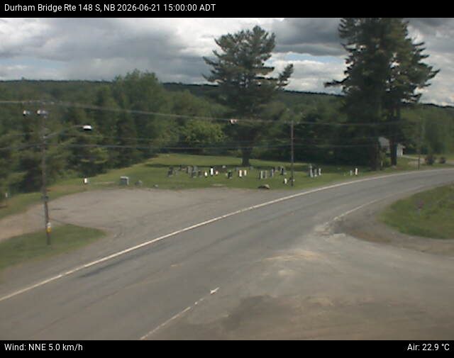Web Cam image of Durham Bridge (NB Highway 148)