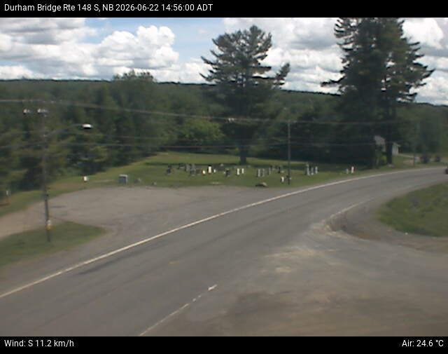 Web Cam image of Durham Bridge (NB Highway 148)