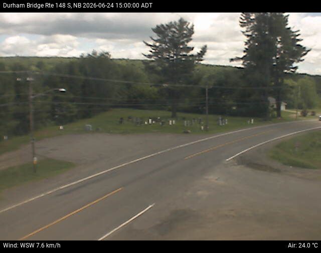 Web Cam image of Durham Bridge (NB Highway 148)
