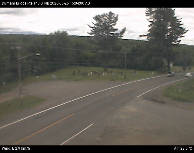Web Cam image of Durham Bridge (NB Highway 148)