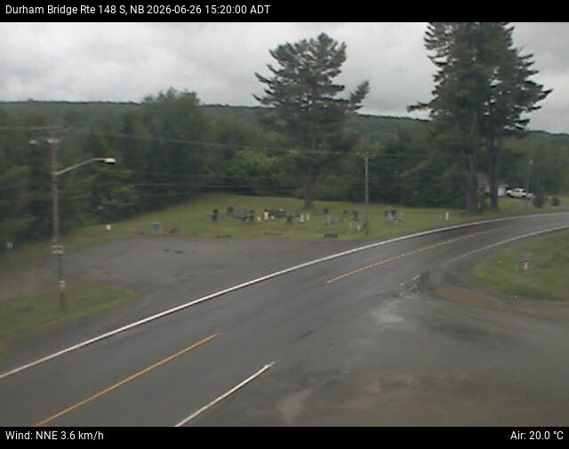 Web Cam image of Durham Bridge (NB Highway 148)
