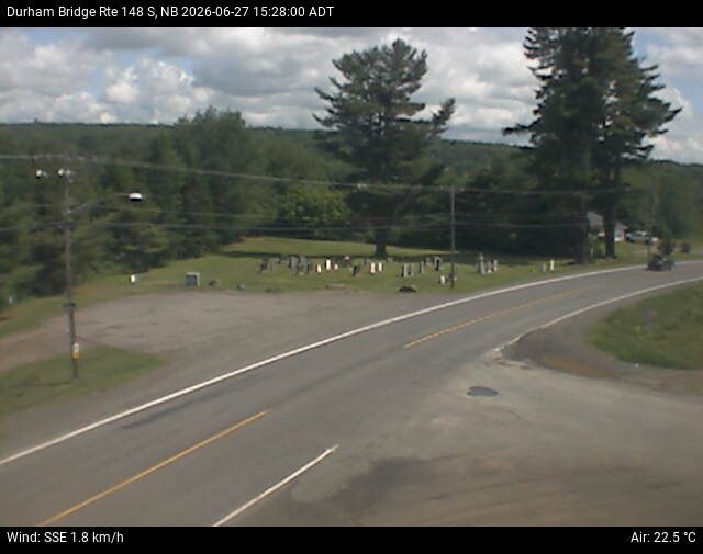 Web Cam image of Durham Bridge (NB Highway 148)