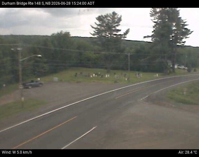 Web Cam image of Durham Bridge (NB Highway 148)