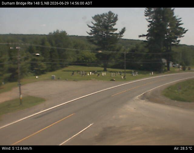 Web Cam image of Durham Bridge (NB Highway 148)