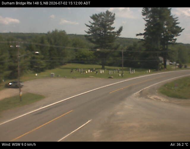 Web Cam image of Durham Bridge (NB Highway 148)