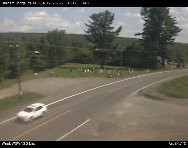 Web Cam image of Durham Bridge (NB Highway 148)