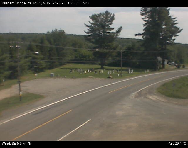 Web Cam image of Durham Bridge (NB Highway 148)