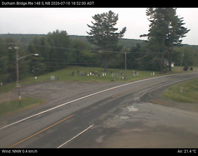Web Cam image of Durham Bridge (NB Highway 148)