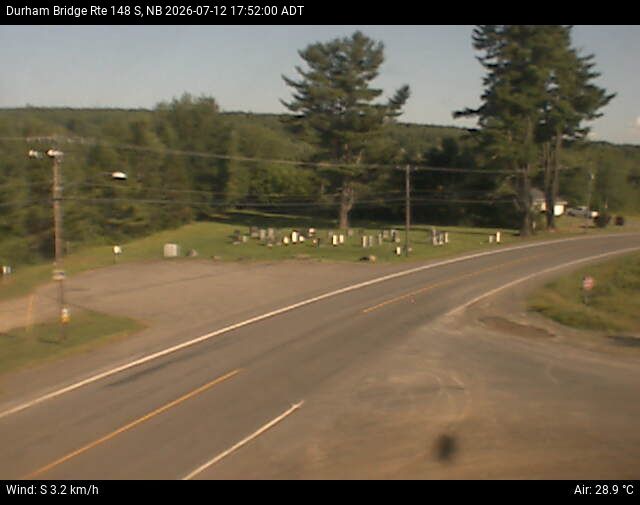 Web Cam image of Durham Bridge (NB Highway 148)