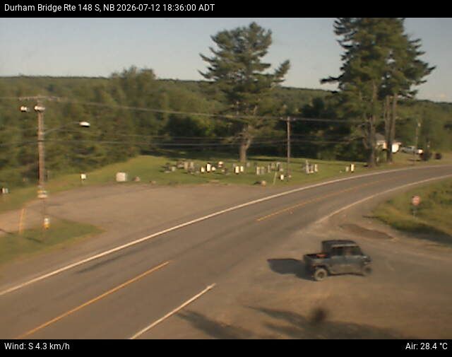 Web Cam image of Durham Bridge (NB Highway 148)
