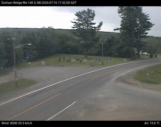 Web Cam image of Durham Bridge (NB Highway 148)