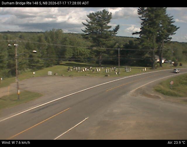 Web Cam image of Durham Bridge (NB Highway 148)