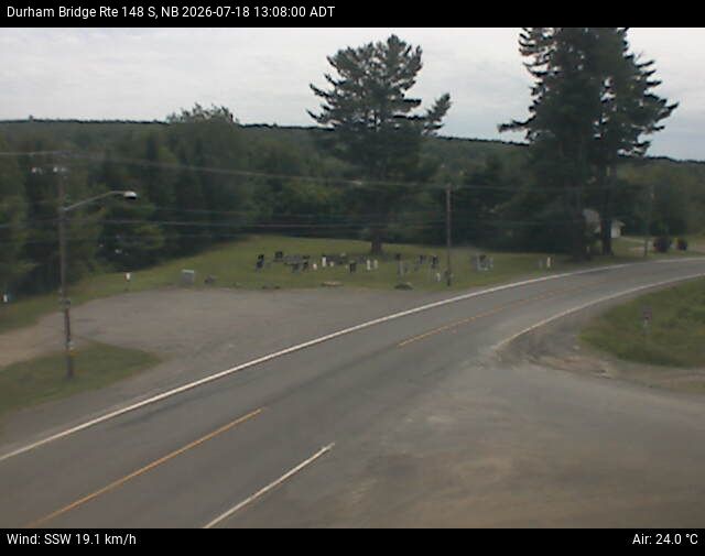Web Cam image of Durham Bridge (NB Highway 148)