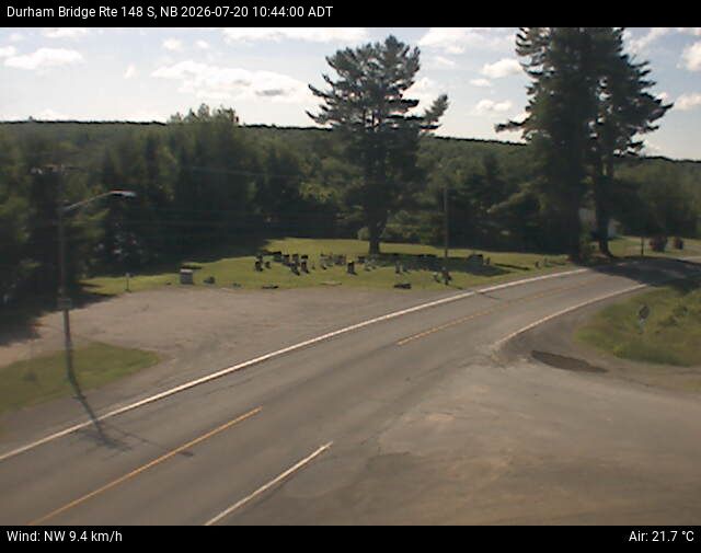 Web Cam image of Durham Bridge (NB Highway 148)