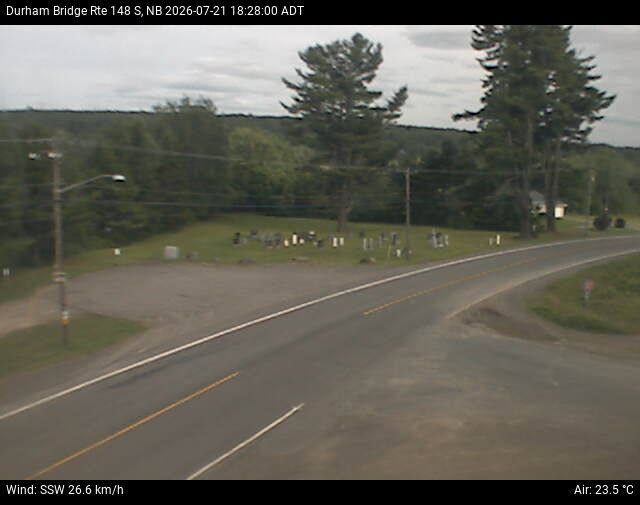 Web Cam image of Durham Bridge (NB Highway 148)