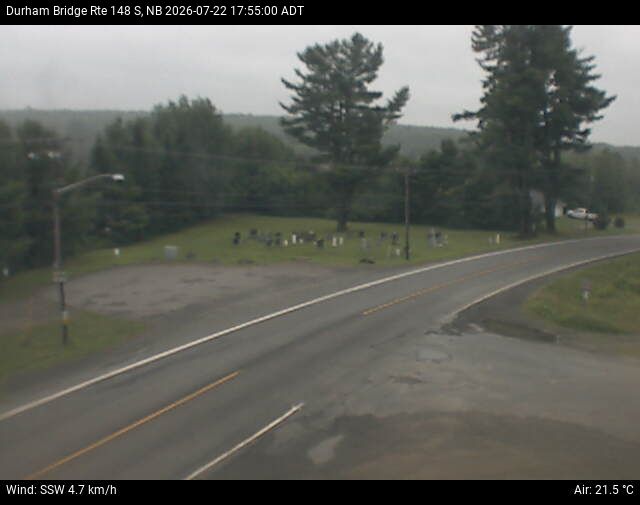 Web Cam image of Durham Bridge (NB Highway 148)