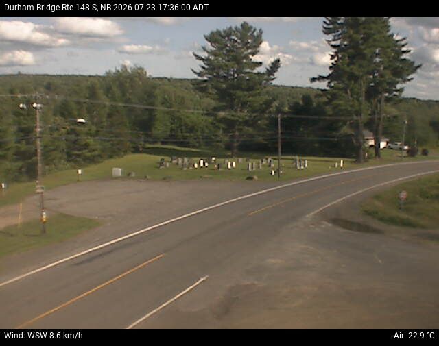 Web Cam image of Durham Bridge (NB Highway 148)