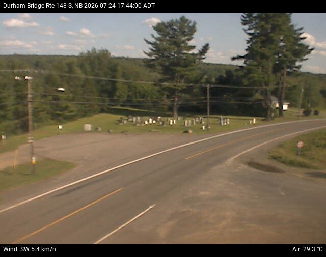 Web Cam image of Durham Bridge (NB Highway 148)
