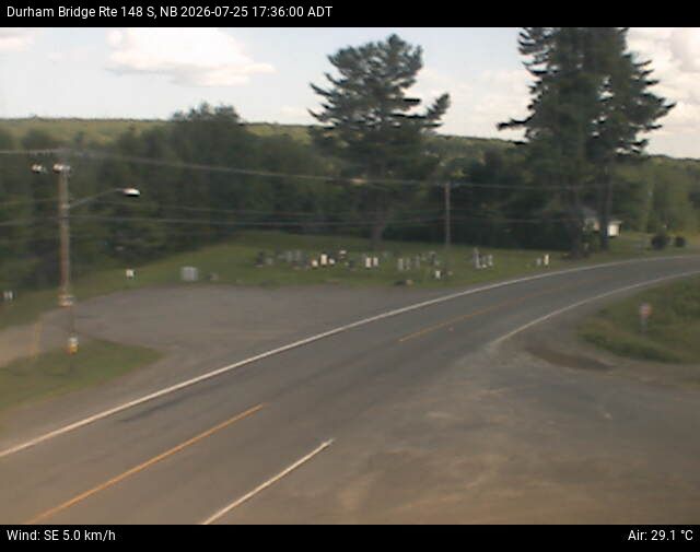 Web Cam image of Durham Bridge (NB Highway 148)