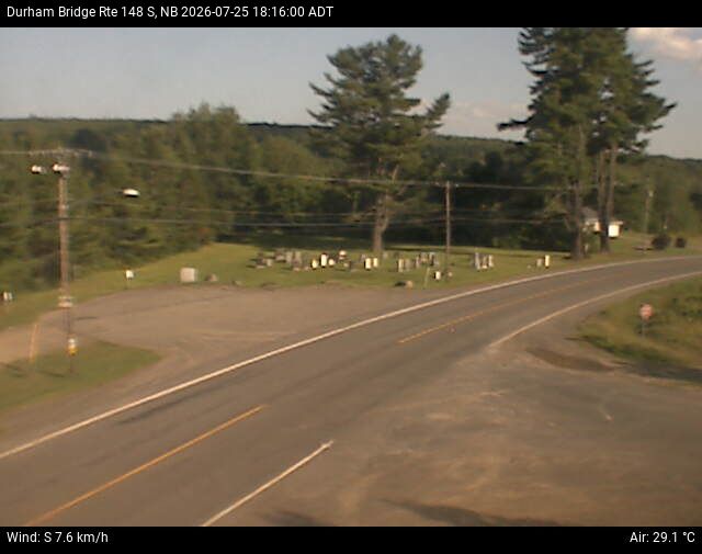 Web Cam image of Durham Bridge (NB Highway 148)