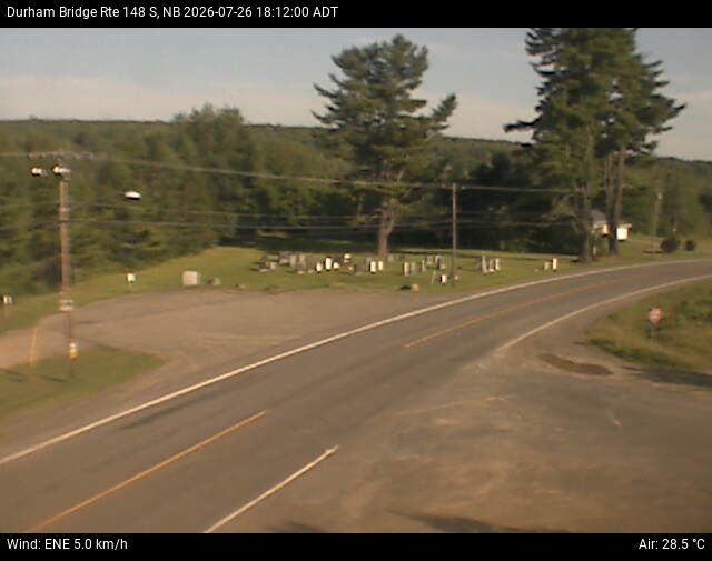 Web Cam image of Durham Bridge (NB Highway 148)