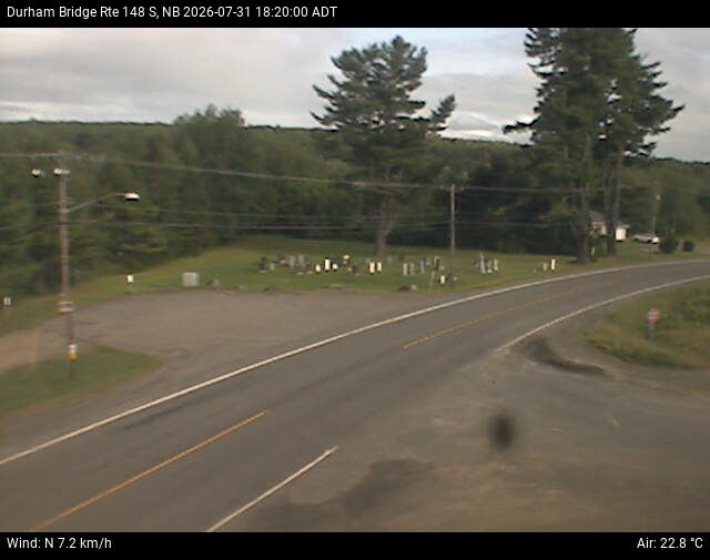 Web Cam image of Durham Bridge (NB Highway 148)